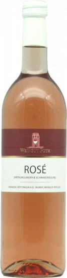 2024 Tauberrettersheimer Königin Schwarzriesling & Spätburgunder Rosé Kabinett trocken - Weingut Poth