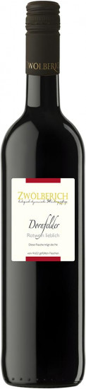 2014 Dornfelder Rotwein lieblich Bio - Weingut Im Zwölberich