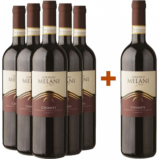 5+1 Paket Melani Chianti DOCG - Cantina di Montalcino