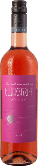 2024 Glücksgriff rosé halbtrocken - Winzergenossenschaft Achkarren