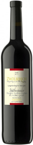 2011 Langenlonsheimer Spätburgunder Spätlese trocken Bio - Weingut Im Zwölberich
