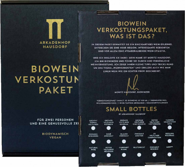 Arkadenhof Hausdorf - Biowein Verkostungs-Paket für 2 Personen