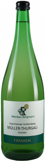 2024 Müller Thurgau trocken 1,0 L - Weinbau Bergmann
