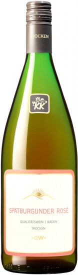 2023 Spätburgunder Rosé Dt.QW *QW* trocken 1,0 L - Winzergenossenschaft Königschaffhausen-Kiechlinsbergen