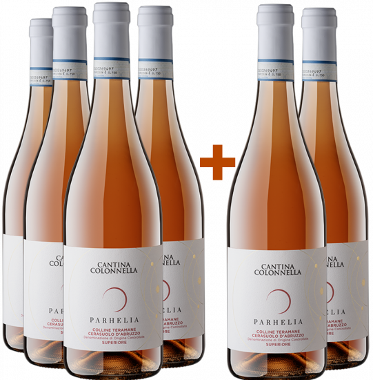4+2 Parhelia Colline Teramane Cerasuolo d'Abruzzo Superiore DOC - Cantina Colonnella
