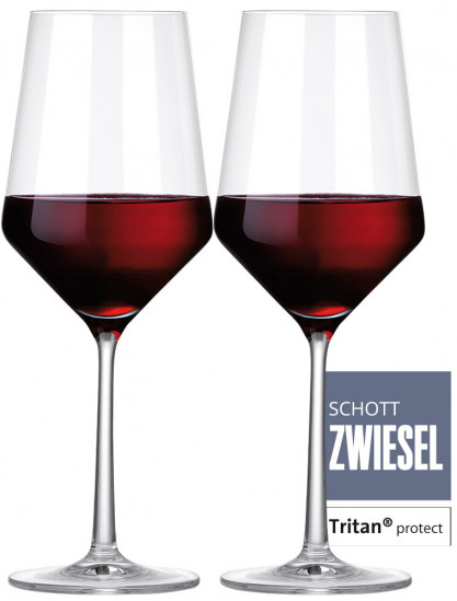 2er-Set Zwiesel Kristallglas Pure Rotwein-Glas