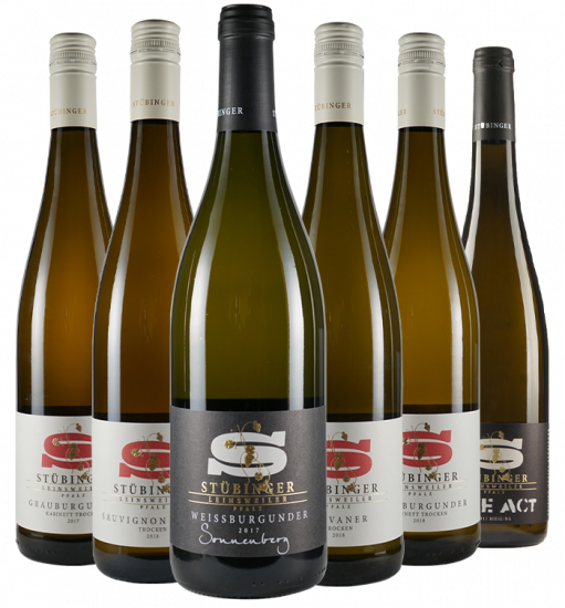 Probierpaket weiß trocken - Weingut Stübinger	