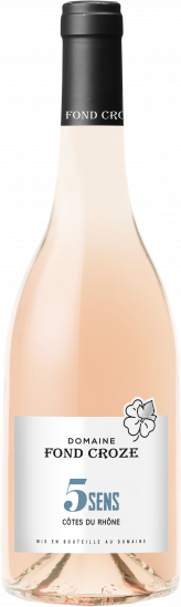 2024 5 Sens Rosé Côtes du Rhône AOP trocken Bio - Domaine Fond Croze