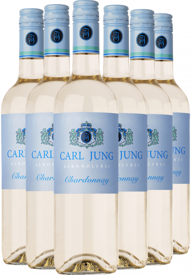 Chardonnay Entalkoholisierter Wein (6 Flaschen) - Carl Jung