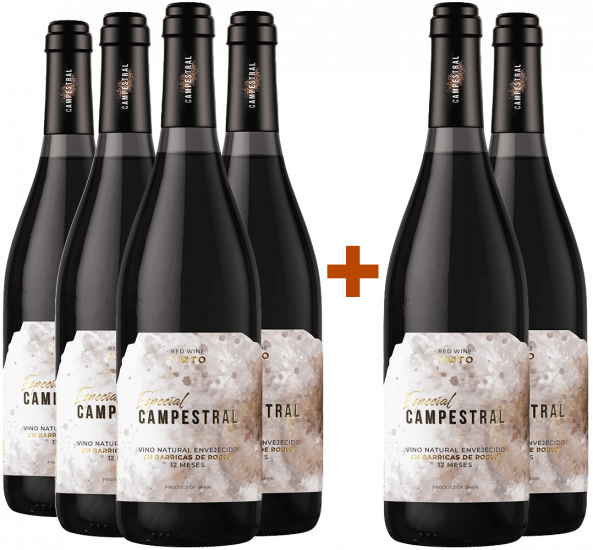 4+2 Aktionspaket Campestral Roble Cádiz VT Bio - Bodegas Campestral