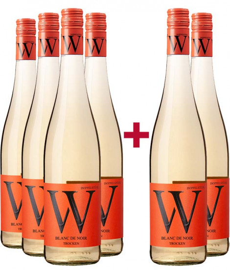 4+2 Paket 2020 Blanc de Noir  - Weingut Wasem Doppelstück
