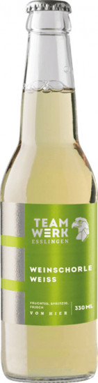 Weinschorle aus Weißwein 0,33 L - Teamwerk Esslingen