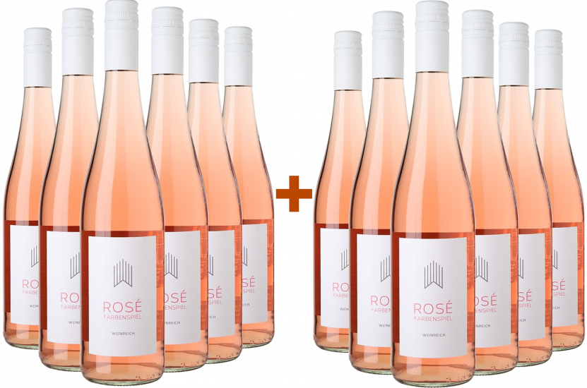 6+6 Paket 2024 Farbenspiel Rosé trocken BIO - Weingut Weinreich