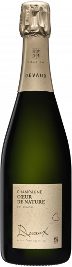 Coeur de Nature Champagne AOP brut Bio - Champagne Devaux