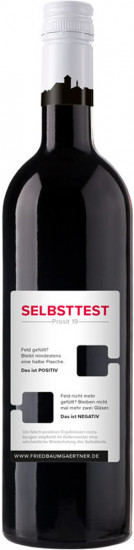 2019 Selbsttest Rotwein trocken - Weingut Fried Baumgärtner