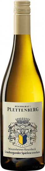 2018 Winzenheimer Rosenheck Grauburgunder Spätlese trocken - Weingut Reichsgraf von Plettenberg