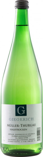 2022 Müller-Thurgau halbtrocken 1,0 L - Weingut Giegerich