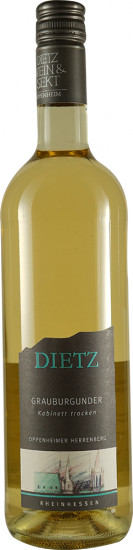 2017 Oppenheimer Herrenberg Grauburgunder Kabinett trocken - Weingut Tom & Bernd Dietz