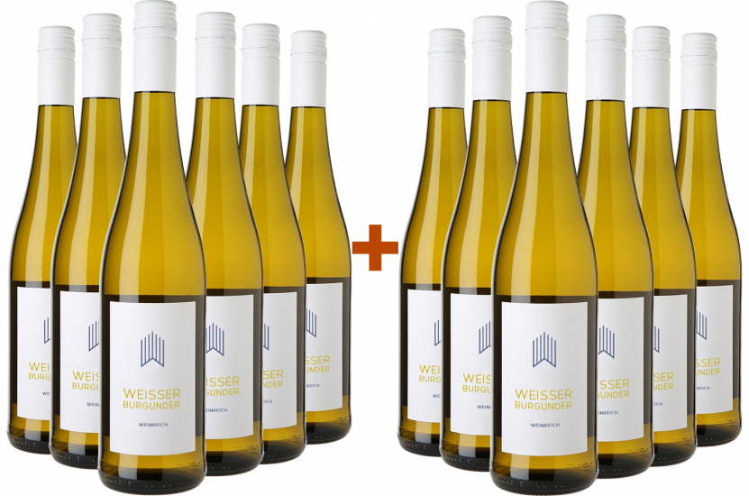 6+6 Paket 2024 Weissburgunder trocken - Weingut Weinreich