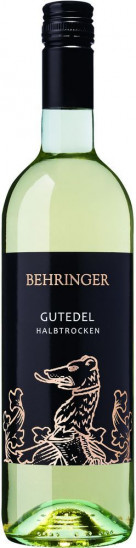 2022 Gutedel halbtrocken - Weingut Behringer
