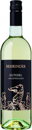 2023 Gutedel halbtrocken - Weingut Behringer