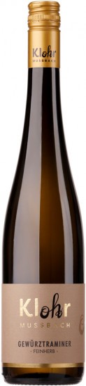 2020 Gewürztraminer feinherb - Weingut Edgar Klohr