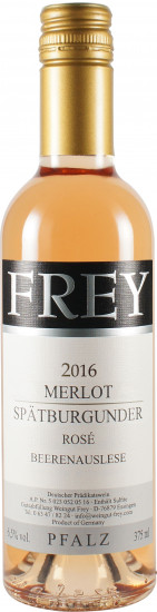 2016 Merlot / Spätburgunder Beerenauslese Rosé edelsüß 0,375 L - Weingut Frey