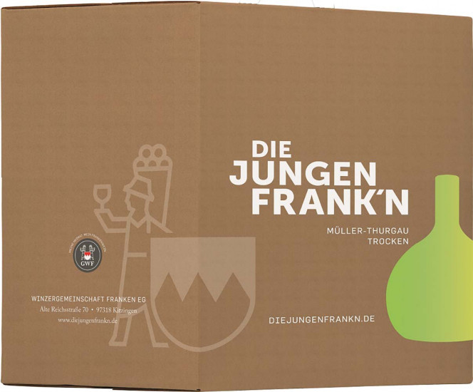 2023 DIE JUNGEN FRANK`N Müller-Thurgau trocken 3,0 L - Winzergemeinschaft Franken eG