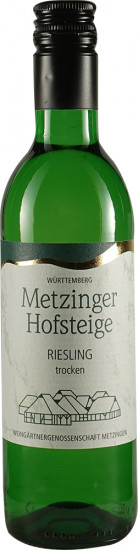 Metzinger Hofsteige Riesling trocken 0,25 L - Weingärtnergenossenschaft Metzingen-Neuhausen