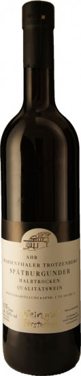 2012 AHR Marienthaler Trotzenberg Spätburgunder halbtrocken - Weingut Försterhof