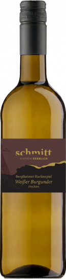 2024 Weißer Burgunder trocken - Weingut Schmitt Bergtheim