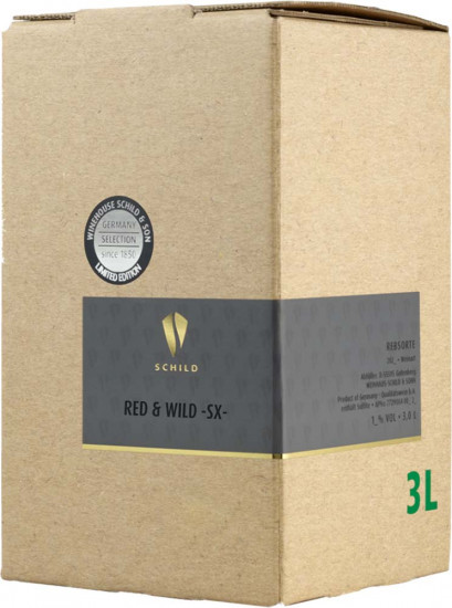 2022 RED & WILD -SX- (Bag-in-Box) trocken 3,0 L - Schild & Sohn