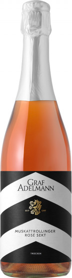 2023 Muskattrollinger Rosé SEKT trocken Bio - Weingut Graf Adelmann