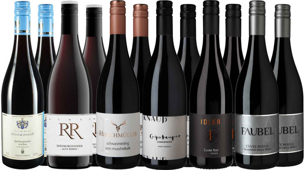 Großes Rotwein Selektion-Paket 