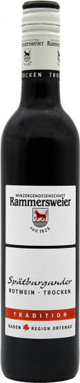 2022 Spätburgunder Rotwein Tradition trocken 0,5 L - Winzergenossenschaft Rammersweier