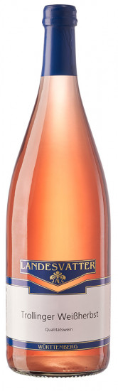 2024 Trollinger Weißherbst halbtrocken 1,0 L - Weingut Anita Landesvatter