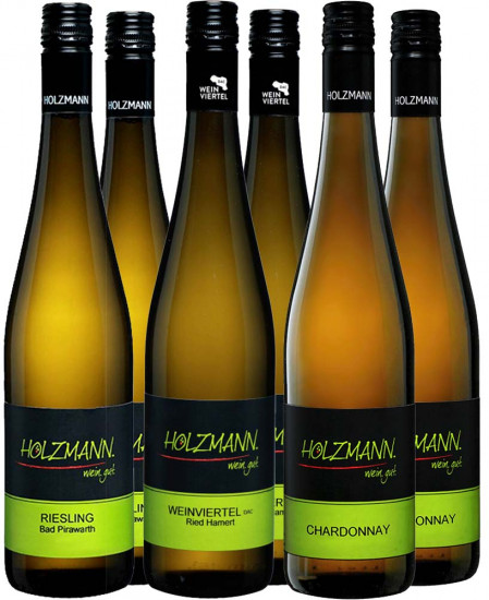  Weißwein Paket - Weingut Holzmann