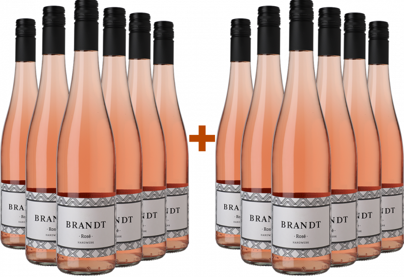 6+6 Paket Handwerk Rosé - Weingut Brandt