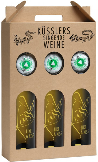2021 Singender Weihnachtswein im 3er-Geschenkkarton weiß trocken - Winzerhof Küssler