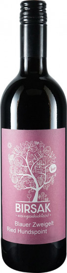 2024 Blauer Zweigelt Ried Hundspoint Röschitz trocken Bio - Weinbau Birsak