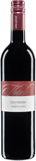 2022 Dornfelder halbtrocken - Weingut Thörle | Kreuzhof