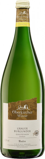 2023 Grauer Burgunder trocken 1,0 L - Oberkircher Winzer