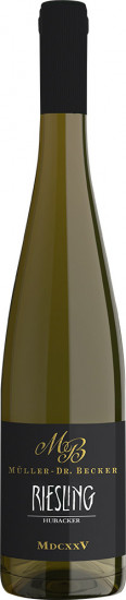 2023 Riesling Dalsheimer Hubacker edelsüß 0,5 L - Weingut Müller-Dr. Becker