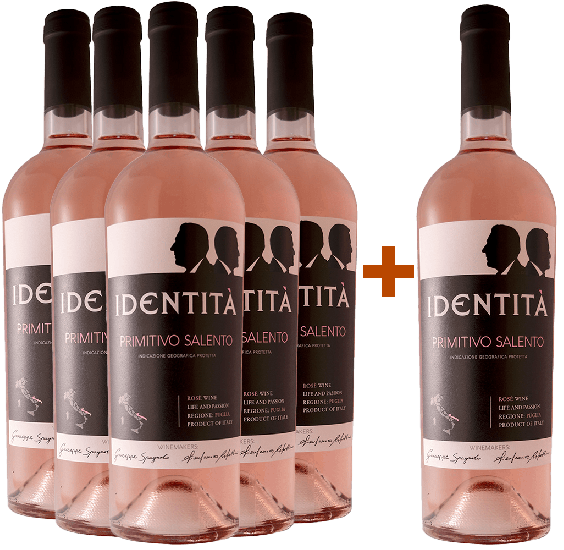 5+1 Identità Rosato Primitivo Salento IGP - SG Vini