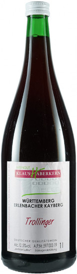 2024 Trollinger halbtrocken 1,0 L - Weingut Klaus Haberkern