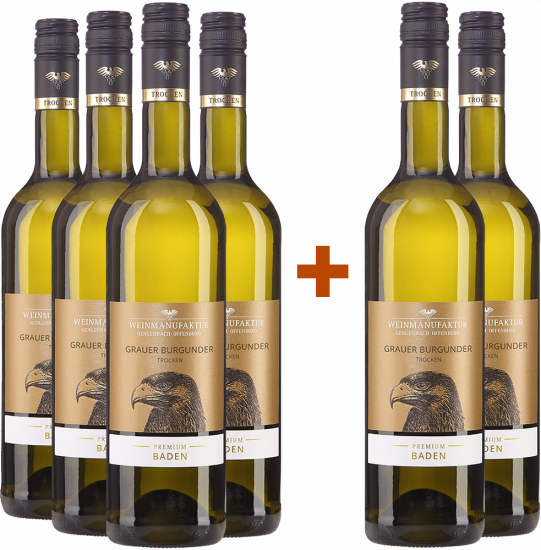 4+2 Paket Premium Grauer Burgunder - Weinmanufaktur Gengenbach