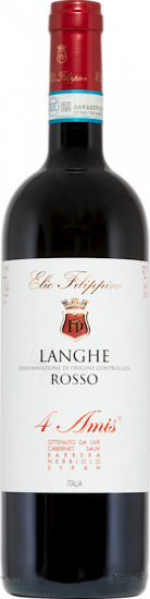 2022 Rosso 4 Amis Langhe DOC trocken - Elio Filippino