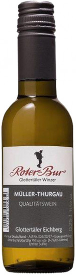 2023 Müller-Thurgau 0,25 L - Roter Bur Glottertäler Winzer