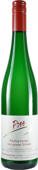 2025 Riesling vom grauen Schiefer trocken - Weingut Karl-Heinz Poss