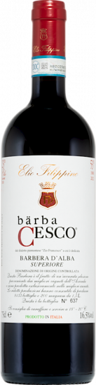 2019 Bärba Cesco Barbera d' Alba Superiore DOC trocken - Elio Filippino